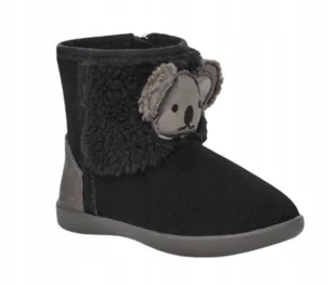 UGG ŚNIEGOWCE DZIECIĘCE ZE SKÓRĄ NA ZAMEK 30 Ż1C - Śniegowce damskie - miniaturka - grafika 1