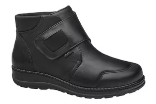 Botki AXEL Comfort 1726 H Czarne Stretch na rzepy Kosela Medic 9726 na haluksy - Botki damskie - miniaturka - grafika 1