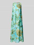 Sukienki - Długa sukienka z wiskozy w kwiatowy wzór - miniaturka - grafika 1