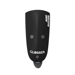 Lampka LED + klakson Globber Mini Buzzer (kolor Czarny) - Dzwonki do roweru - miniaturka - grafika 1