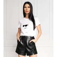 Koszulki i topy damskie - Karl Lagerfeld T-shirt ikonik 2.0 choupette | Regular Fit - miniaturka - grafika 1