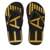 Klapki i japonki męskie - Japonki EA7 Emporio Armani 7X000659 AF22188 MC139 Czarny - miniaturka - grafika 1