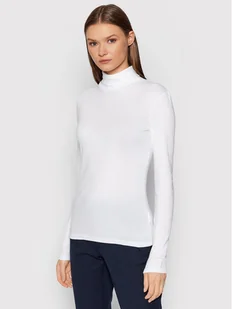 United Colors Of Benetton Golf 3GA2E2224 Biały Slim Fit - Swetry damskie - miniaturka - grafika 1