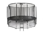 Trampoliny - Jumpi Trampolina Ogrodowa 487cm/16ft czarna Maxy Comfort 5908258490497 - miniaturka - grafika 1