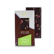 Czekolada - Czekolada ATELIER Gorzka z pistacjami i malinami 85 g E.Wedel - miniaturka - grafika 1