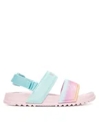 Buty dla dziewczynek - Roxy Sandały P4047545 Turkusowy - miniaturka - grafika 1