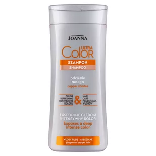 Joanna Ultra Color Szampon włosy rude i miedziane 200 ml - Szampony do włosów - miniaturka - grafika 1
