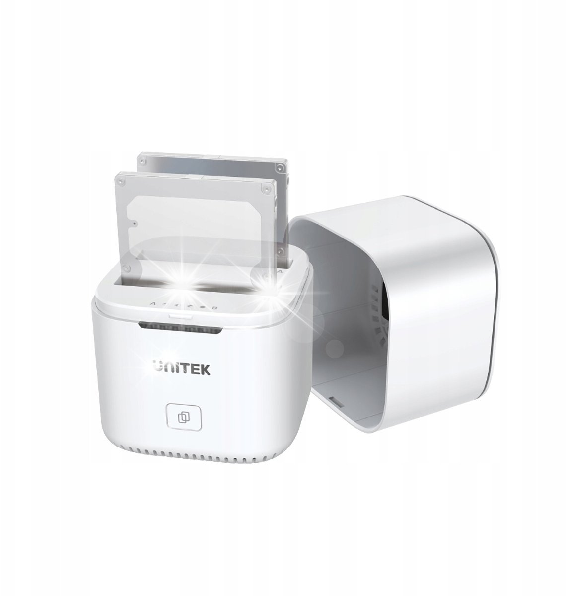 Stacja dokująca Stacja klonująca Unitek SyncStation S1105B01-EU USB-C 2xHDD/SSD 2,5'' Biała