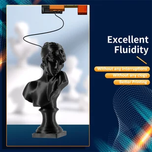 ERYONE 1.75mm High Speed PLA 3D Printing Filament 1KG Black 1052022EUDF - Filamenty i akcesoria do drukarek 3D - miniaturka - grafika 4