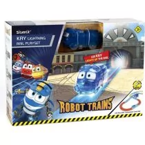 Cobi STM-80187 Zestaw z torami Robot Trains. Świecący Kay - Samochody i pojazdy dla dzieci - miniaturka - grafika 2