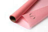 Folia, papier śniadaniowy, serwetki - Folia florystyczna MROŻONA MATOWA ZAPACHOWA 9m RÓŻOWA Golderia - miniaturka - grafika 1