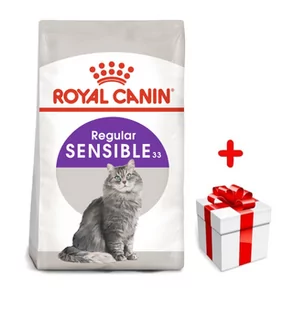 ROYAL CANIN  Sensible 4kg 33 karma sucha dla kotów dorosłych, o wrażliwym przewodzie pokarmowym + niespodzianka dla kota GRATIS! - Sucha karma dla kotów - miniaturka - grafika 1