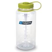 Shakery i bidony sportowe - Nalgene, Butelka, WM Clear with  Green Loop-Top Closure, 1 l - miniaturka - grafika 1