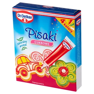 Dr. Oetker Pisaki cukrowe 76 g (4 kolory) Dr. Oetker - Dodatki do ciast w proszku - miniaturka - grafika 1