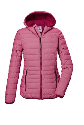 G.I.G.A. DX Damska kurtka pikowana/kurtka przejściowa z kapturem GS 65 WMN QLTD JCKT, ciemna malina, 40, 43050-000