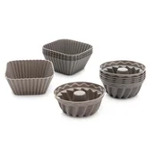 Formy do ciast - Foremki silikonowe do muffinek Anide mix 2 kształtów - miniaturka - grafika 1