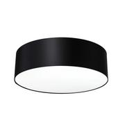 Lampy sufitowe - Kaspa Minimalistyczna lampa natynkowa MOVE 30682302 okrągła czarna - miniaturka - grafika 1