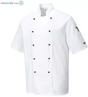 Odzież robocza - PORTWEST C734 BLUZA SZEFA KUCHNI KENT; BIAŁY - miniaturka - grafika 1