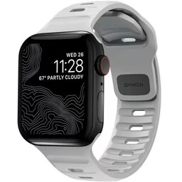 Nomad Pasek Sport Strap do Apple Watch 49/45/44/42 mm, szary - Akcesoria do smartwatchy - miniaturka - grafika 1