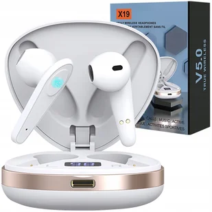 Logit MUSZLA X19 WHITE - Słuchawki - miniaturka - grafika 1