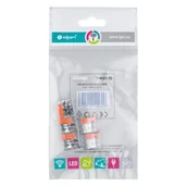 Kostki, złączki, wtyczki - Szybkozłączka instalacyjna drut 3 x 0,5 - 2,5 mm2 5 sztuk - miniaturka - grafika 1