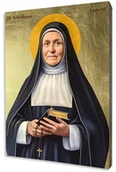 Ikony i obrazy sakralne - Ikona Świętej Bolesławy Lament Tradycyjna Ikona na Desce Lipowej - miniaturka - grafika 1