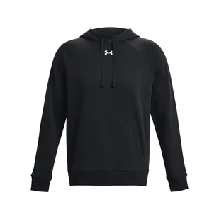 Męska Bluza UNDER ARMOUR UA RIVAL FLEECE HOODIE 1379757-001 – Czarny - Bluzy męskie - miniaturka - grafika 1