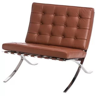D2.Design Fotel BA1 skóra jasno brązowaTP 41497 - Fotele - miniaturka - grafika 1