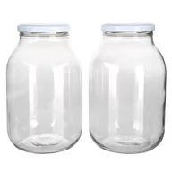 Pojemniki kuchenne - KOMPLET 2 SŁOIKÓW SZKLANYCH 3L.+ZAKRĘTKA 6Z - miniaturka - grafika 1