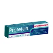 Higiena protez i aparatów ortodontycznych - Feelo Protefeel Klej do protez zębowych ultra mocny 75 g - miniaturka - grafika 1