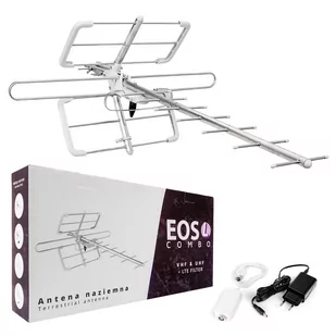 Antena DVB-T Spacetronik EOS L Combo White Aktywna - Anteny TV - miniaturka - grafika 1