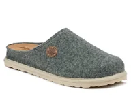 Kapcie damskie - Kapcie damskie filcowe zielone Inblu CS-47 pantofle domowe zakryte palce-41 - miniaturka - grafika 1