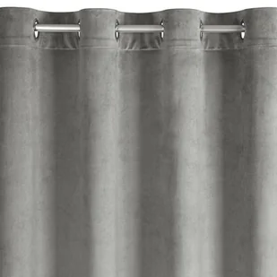 Eurofirany Zasłona welwetowa Fargo 140x250 Popiel ex-zas-fargo-sre-140x250-przel - Zasłony - miniaturka - grafika 1