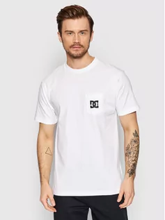 Koszulki i topy damskie - DC T-Shirt Star Pocket ADYZT05043 Biały Regular Fit - grafika 1