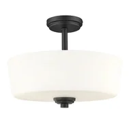 Lampy sufitowe - Aspen lampa sufitowa 3xE27 czarna/biały C03262BK - miniaturka - grafika 1