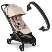 Wózki dziecięce - Bugaboo Butterfly 2 Miejski wózek spacerowy do 22 kg + Pałąk Desert Taupe - miniaturka - grafika 1