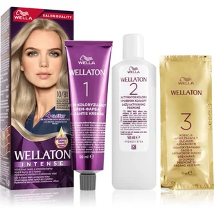 Farba do włosów Wellaton Intense, 10/81, ultra jasny popielaty blond, 1 szt. - Farby do włosów i szampony koloryzujące - miniaturka - grafika 1