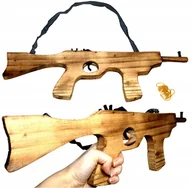 Zabawki militarne - Strzelanie Drewniany na gumki recepturki Pistolety - miniaturka - grafika 1