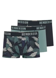 Bokserki Scope Henderson 3-pak granatowy, zielony szałwiowy M - Majtki męskie - miniaturka - grafika 1