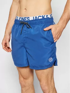 Kąpielówki męskie - Jack&Jones Szorty kąpielowe Bali 12183795 Niebieski Regular Fit - grafika 1