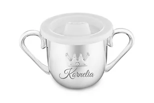 Posrebrzany Kubek Chrzest Roczek Grawer Prezent - Kubki - miniaturka - grafika 1