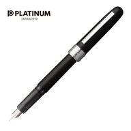 Pióra wieczne - pióro wieczne platinum plaisir black mist, m, czarne matowe - miniaturka - grafika 1