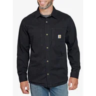 Koszule męskie - Koszula turystyczna męska Carhartt Fleece Lined Snap Front Shirt Jac - miniaturka - grafika 1