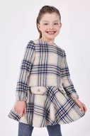 Sukienki i spódniczki dla dziewczynek - Mayoral sukienka dziecięca kolor fioletowy mini oversize - miniaturka - grafika 1