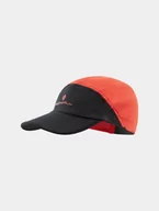 Czapki i chusty sportowe męskie - RONHILL Czapka biegowa AIR-LITE SPLIT CAP black/flame - miniaturka - grafika 1