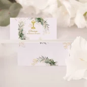 Kartki okolicznościowe i zaproszenia - WINIETKI na Komunię do wypisania Kielich Komunijny 10szt - miniaturka - grafika 1