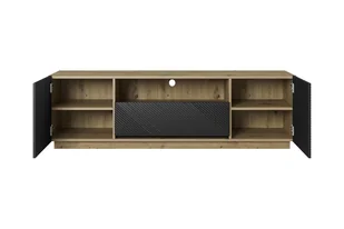 Szafka RTV Asha 167 cm - artisan /czarny mat - Szafki RTV - miniaturka - grafika 2