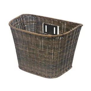 Kellys Kosz Rattan brązowy - Koszyki rowerowe - miniaturka - grafika 1