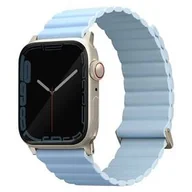 Akcesoria do smartwatchy - Pasek wymienny Uniq Revix Premium Edition Reversible na Apple Watch 38/40/41mm (UNIQ-41MM-REVPARTSBLU) Niebieski - miniaturka - grafika 1