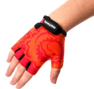 Rękawiczki rowerowe - Meteor Rękawiczki rowerowe czerwono-szare r. S 24183 - miniaturka - grafika 1